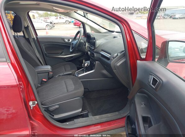 MAJ3P1TEXJC247392 2018 FORD ECOSPORT Red Front interior view