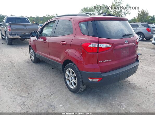 MAJ3P1TEXJC247392 2018 FORD ECOSPORT Red Rear left