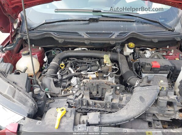 MAJ3P1TEXJC247392 2018 FORD ECOSPORT Red Rear view