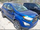 2020 Ford Ecosport S Blue vin: MAJ3S2FE0LC340117