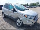 2021 Ford Ecosport Se Silver vin: MAJ3S2GE8MC441230