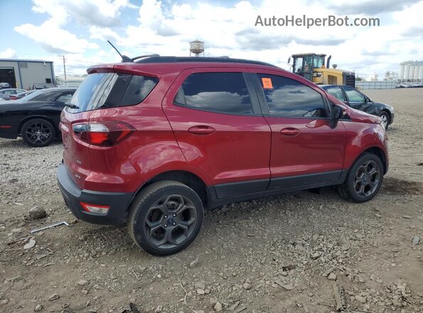 MAJ6P1CL1JC204796 2018 FORD ECOSPORT Red უკანა მარჯვენა