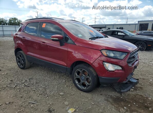 MAJ6P1CL1JC204796 2018 FORD ECOSPORT Red წინა მარჯვენა