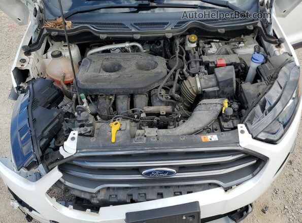 MAJ6P1CL3JC224015 2018 FORD ECOSPORT White ძრავის განყოფილების ხედი