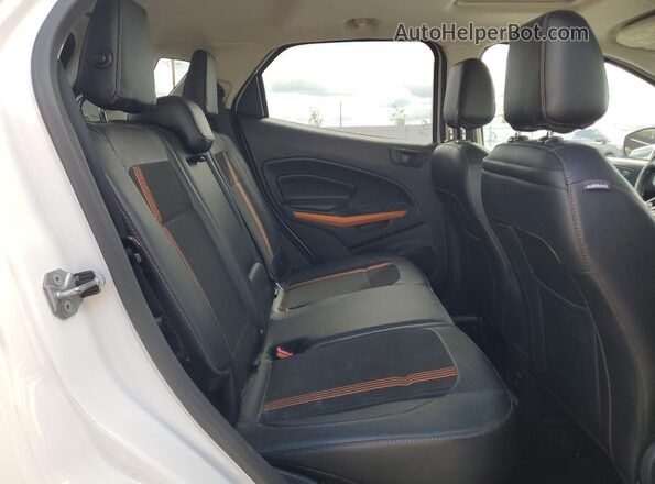MAJ6P1CL3JC224015 2018 FORD ECOSPORT White უკანა სალონის ხედი