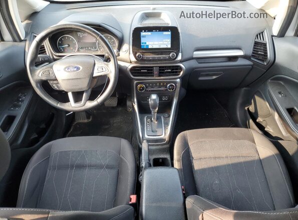 MAJ6P1UL2JC187716 2018 FORD ECOSPORT Серебряный Вид панели приборов