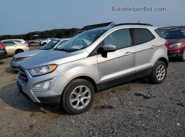 MAJ6P1UL2JC187716 2018 FORD ECOSPORT Серебряный Передняя левая четверть