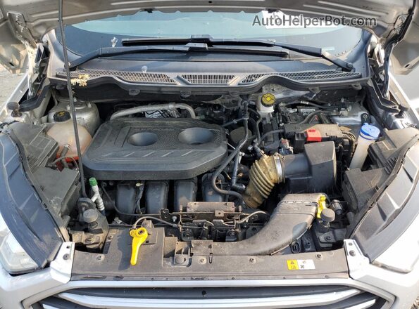 MAJ6P1UL2JC187716 2018 FORD ECOSPORT Серебряный Вид подкапотного пространства