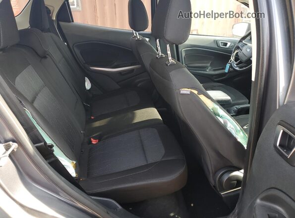 MAJ6P1UL3JC213577 2018 FORD ECOSPORT Gray Հետևի նստատեղերի տեսք