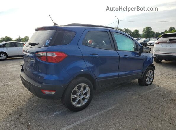 MAJ6P1UL7JC244184 2018 FORD ECOSPORT Синий Задняя правая четверть