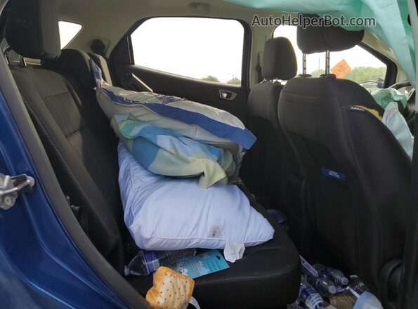 MAJ6P1UL7JC244184 2018 FORD ECOSPORT Синий Вид задних сидений