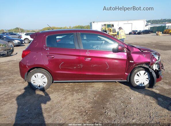 ML32A3HJ0JH006357 2018 MITSUBISHI MIRAGE Purple Widok wnętrza z tyłu
