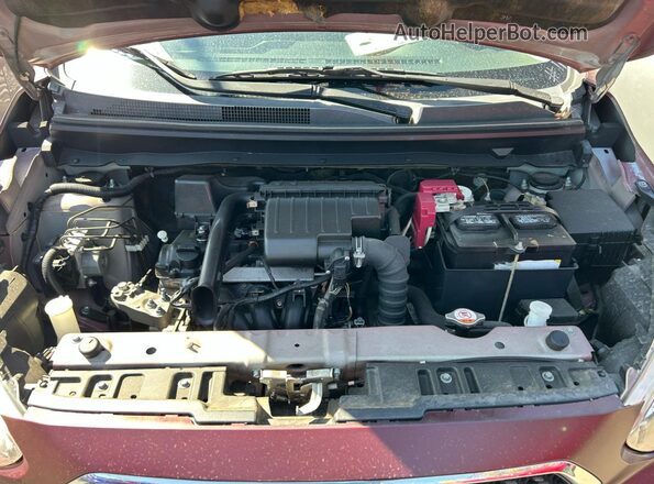 ML32A3HJ2JH003198 2018 MITSUBISHI MIRAGE Темно-бордовый Вид панели приборов