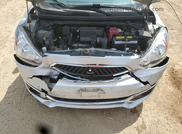 ML32A3HJ2JH009003 2018 MITSUBISHI MIRAGE Серебряный Вид задней части салона