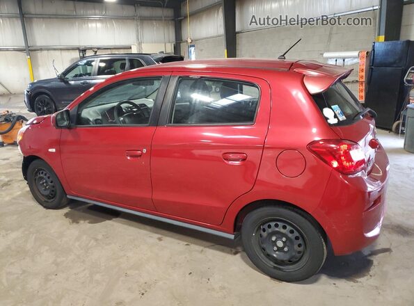 ML32A3HJ5JH000750 2018 MITSUBISHI MIRAGE Красный Задняя левая четверть