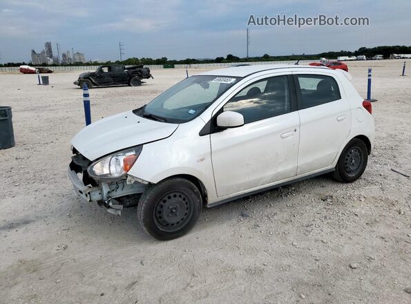 ML32A3HJ8JH013623 2018 MITSUBISHI MIRAGE White წინა მარცხენა ხედი სამი მეოთხედიდან