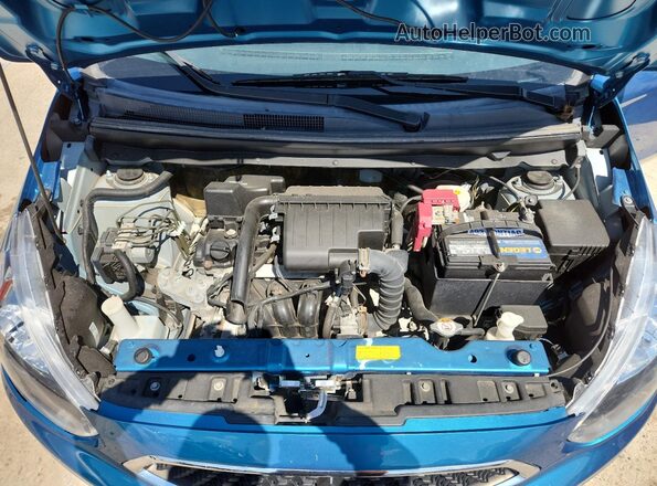 ML32A3HJ8JH014867 2018 MITSUBISHI MIRAGE Blue უკანა სალონის ხედი