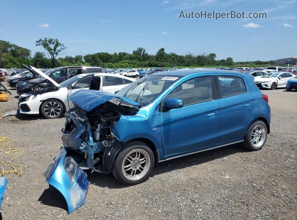 ML32A4HJ7JH014364 2018 MITSUBISHI MIRAGE Blue Vista tres cuartos delantera izquierda