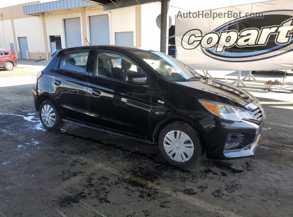 ML32AUHJ0MH012220 2021 MITSUBISHI MIRAGE Черный Передняя правая четверть