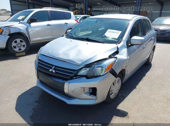 ML32AUHJ6MH007619 2021 MITSUBISHI MIRAGE Silver Вид спереду