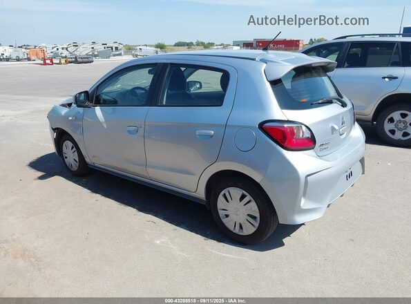 ML32AUHJ6MH007619 2021 MITSUBISHI MIRAGE Silver Задня ліва чверть