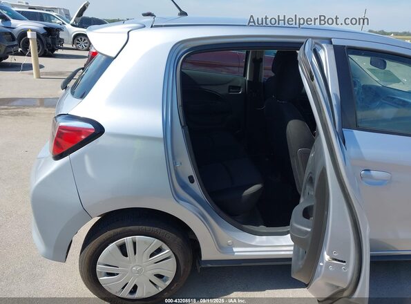 ML32AUHJ6MH007619 2021 MITSUBISHI MIRAGE Silver Вид наклейки з VIN-кодом