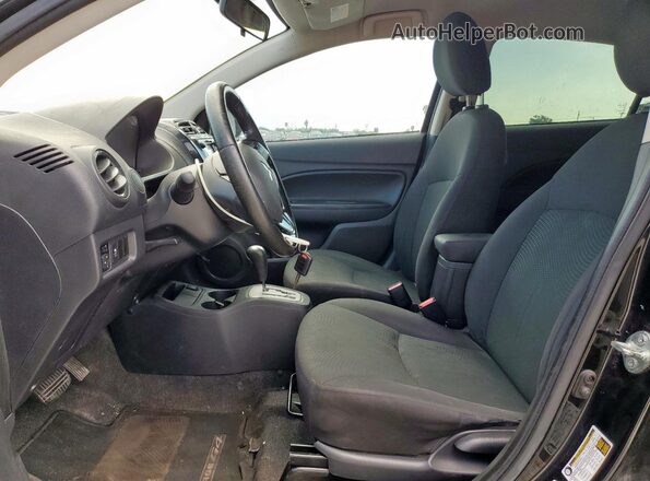 ML32F3FJ3JHF15804 2018 MITSUBISHI MIRAGE Black წინა სალონის ხედი