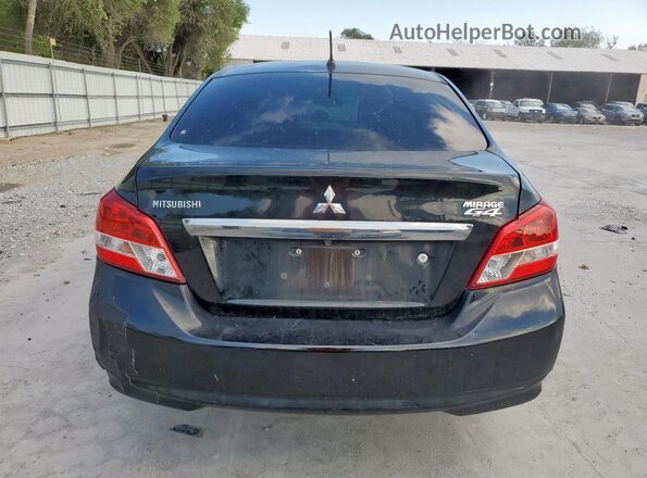 ML32F3FJ3JHF15804 2018 MITSUBISHI MIRAGE Black უკანა ხედი