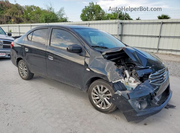 ML32F3FJ3JHF15804 2018 MITSUBISHI MIRAGE Black წინა მარჯვენა