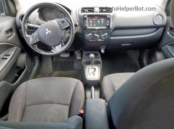 ML32F3FJ3JHF15804 2018 MITSUBISHI MIRAGE Black წინა პანელის ხედი