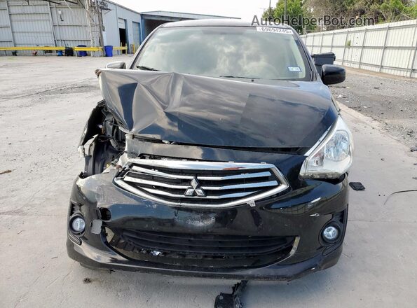 ML32F3FJ3JHF15804 2018 MITSUBISHI MIRAGE Black წინა ხედი