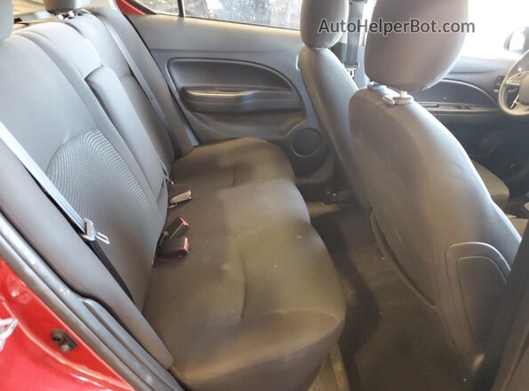 ML32F3FJ5JHF05906 2018 MITSUBISHI MIRAGE Red უკანა სავარძლების ხედი