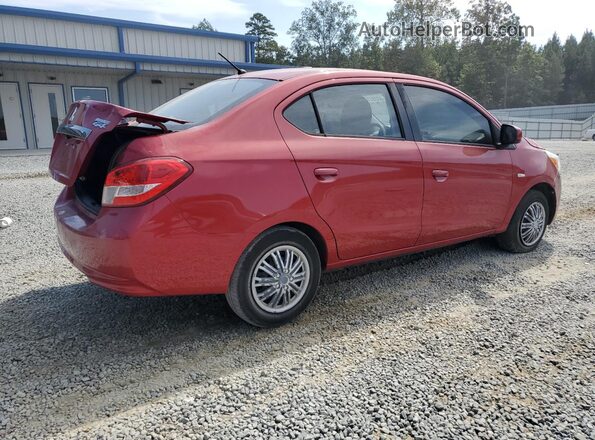 ML32F3FJ6JHF04120 2018 MITSUBISHI MIRAGE Красный Задняя правая четверть