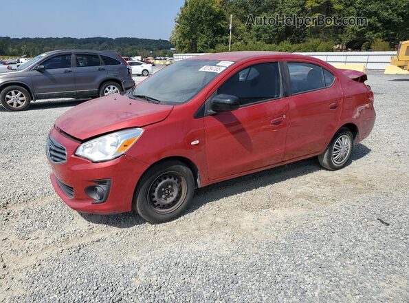 ML32F3FJ6JHF04120 2018 MITSUBISHI MIRAGE Красный Передняя левая четверть