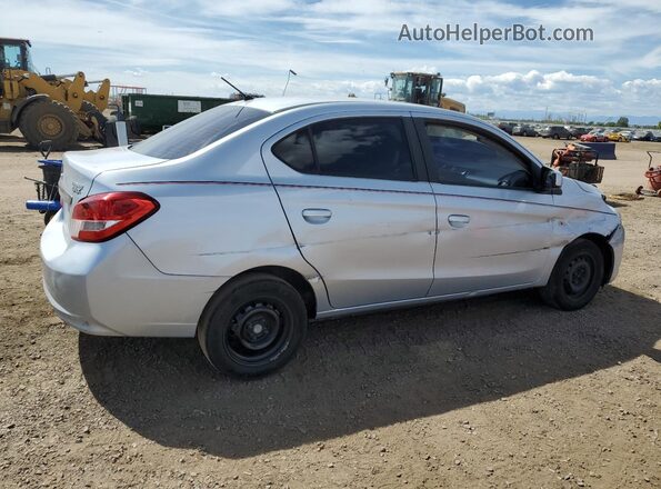 ML32F3FJ6JHF14503 2018 MITSUBISHI MIRAGE Серебряный Задняя правая четверть