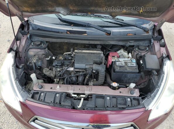 ML32F3FJ9JHF04029 2018 MITSUBISHI MIRAGE Фиолетовый Вид задней части салона