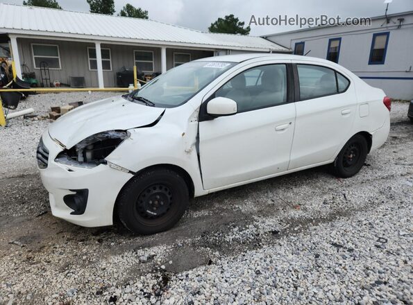 ML32F3FJXJHF05187 2018 MITSUBISHI MIRAGE Белый Передняя левая четверть