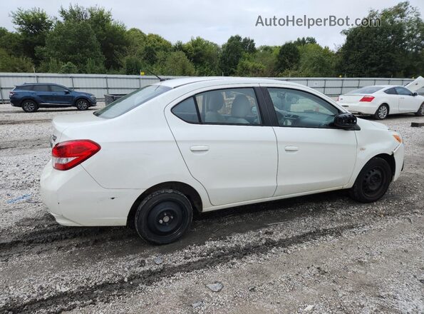 ML32F3FJXJHF05187 2018 MITSUBISHI MIRAGE Белый Задняя правая четверть