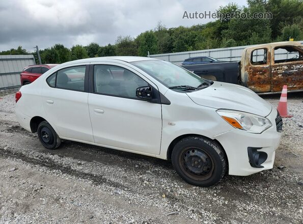 ML32F3FJXJHF05187 2018 MITSUBISHI MIRAGE Белый Передняя правая четверть
