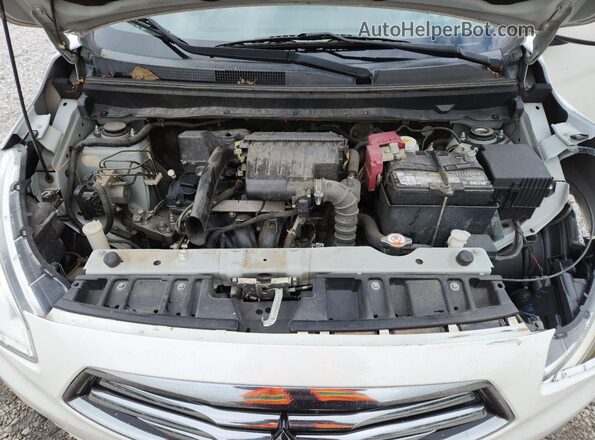 ML32F3FJXJHF05187 2018 MITSUBISHI MIRAGE Белый Вид задней части салона