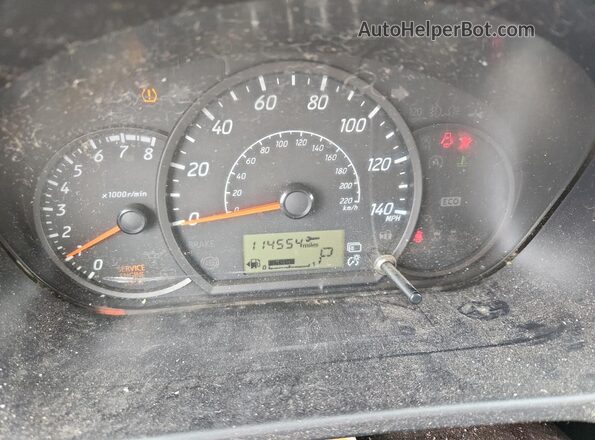 ML32F3FJXJHF05187 2018 MITSUBISHI MIRAGE Белый Вид щитка приборов