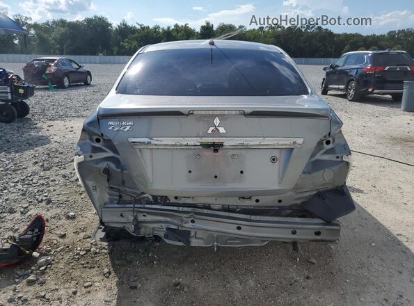 ML32F4FJ0JHF08752 2018 MITSUBISHI MIRAGE Gray უკანა ხედი