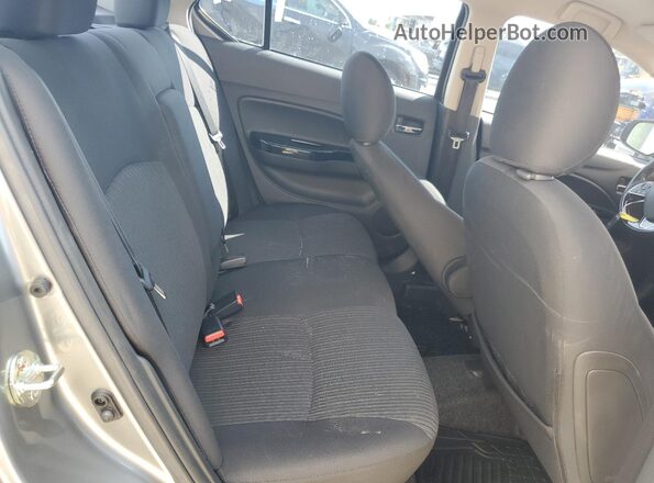 ML32F4FJ0JHF08752 2018 MITSUBISHI MIRAGE Gray უკანა სავარძლების ხედი
