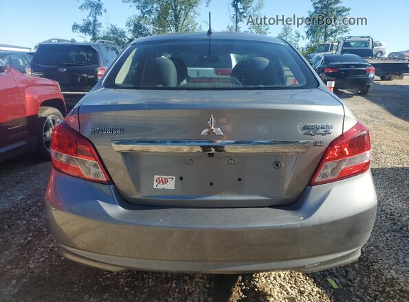 ML32F4FJ6JHF13440 2018 MITSUBISHI MIRAGE Gray უკანა ხედი