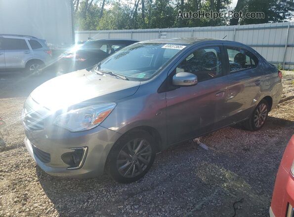 ML32F4FJ6JHF13440 2018 MITSUBISHI MIRAGE Gray წინა მარცხენა ხედი სამი მეოთხედიდან