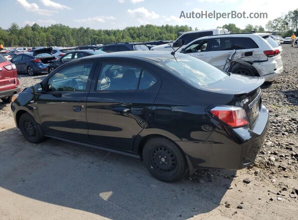ML32FUFJ5NHF01446 2022 MITSUBISHI MIRAGE Black უკანა მარცხენა