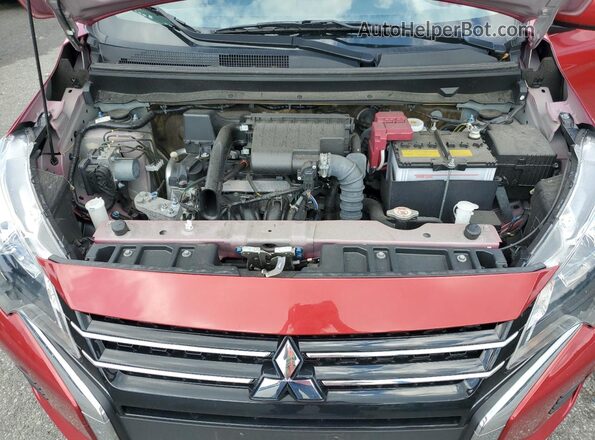 ML32FUFJ5RHF08435 2024 MITSUBISHI MIRAGE Красный Вид задней части салона