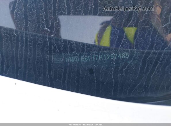 NM0LE6F77H1297485 2017 FORD TRANSIT CONNECT White Widok komory silnika
