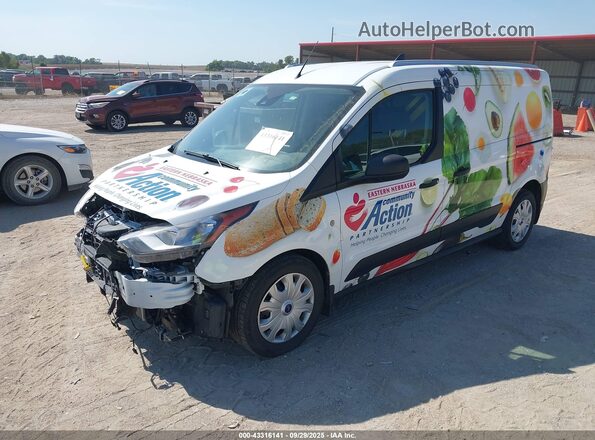 NM0LS7E26M1493643 2021 FORD TRANSIT CONNECT Белый Передняя левая четверть