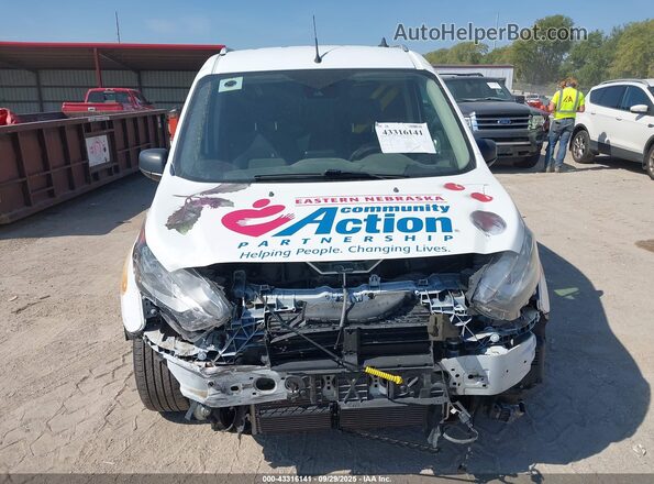NM0LS7E26M1493643 2021 FORD TRANSIT CONNECT Белый Вид щитка приборов